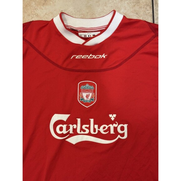 Liverpool Special football shirt 2002 Soccer Long Sleeve Jersey‎ Rare Size XL - Picture 2 of 6